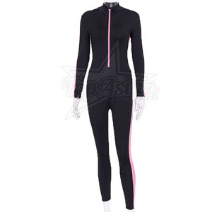 Mono de pierna ancha para mujer a la moda, tela de punto transpirable de cintura alta, logotipo personalizado informal, pedido a granel directo de fábrica aceptado - Product Image 1