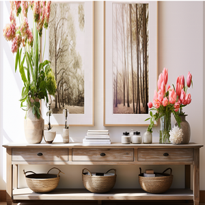 Meubles de salon Mme Woods Rangement à quatre tiroirs Fonction bois massif Style de <span class=keywords><strong>luxe</strong></span> Table <span class=keywords><strong>console</strong></span> <span class=keywords><strong>extensible</strong></span> Esprit - Product Image 3