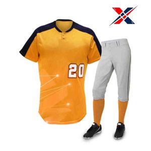 Personnalisé nouveau maillot de Baseball 100% Polyester Sublimation tissu respirant confortable pour les vêtements d'entraînement de l'équipe professionnelle - Product Image 3