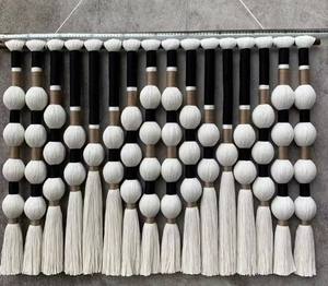 Tapicería de Macramé Esférica Hecha a Mano Estilo Boho para Decoración del Hogar, Adorno de Pared, Regalo Artesanal - Product Image 3