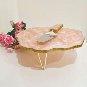 Suministros para manualidades al por mayor, soporte de pastel personalizado de 3 niveles de espesor, plato de fruta, bandeja de servidor con junta suave, molde de silicona y resina - Product Image 3