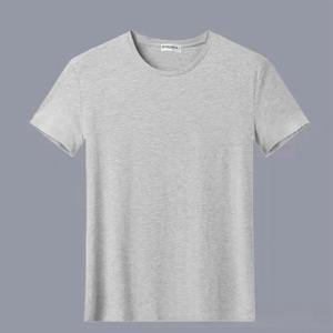 Nuevo diseño de calidad para hombre, camiseta publicitaria Modal de manga corta de Color sólido, camiseta de transferencia de calor, sublimación Digital de Fitness - Product Image 1