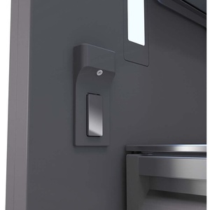 Refrigerador Zline GRBITZ72G Autograph Edition de 72 Pulgadas con Puerta Francesa, 39.6 Cu. Congelador inferior eléctrico listo para instalar en panel - Product Image 3