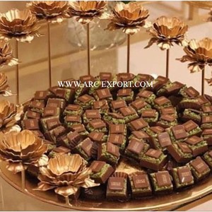 Decoración de Mesa de la mejor calidad, cuenco de chocolate de latón hecho a mano, cuenco de Chocolate atractivo de aspecto nuevo maravilloso para suministro al por mayor - Product Image 3