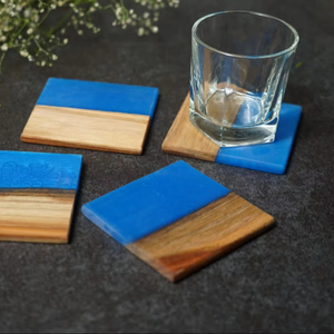 Nueva tendencia posavasos de madera y resina mejor color por mn exportaciones posavasos de nogal - Product Image 1