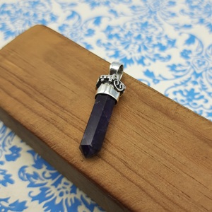 จี้พลอยอเมทิสต์เงินสเตอร์ลิงสำหรับ925จี้925แสตมป์เครื่องประดับพร้อมของขวัญแห่งความรัก - Product Image 4