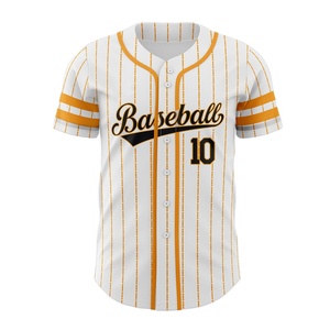 Jersey de béisbol cómodo ligero fabricado profesionalmente, camiseta de béisbol personalizada de secado rápido de estilo superior, venta al por mayor personalizada - Product Image 2