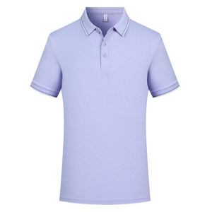 เสื้อโปโลผู้ชายฤดูร้อน ผ้าไหมน้ำแข็ง ระบายอากาศดี แฟชั่นธุรกิจ เสื้อโปโลชาย แบรนด์เสื้อผ้า แขนสั้น - Product Image 4