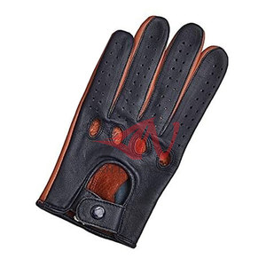 Guantes de cuero refinados para conductor, diseñados para un manejo suave y para viajes diarios. - Product Image 5