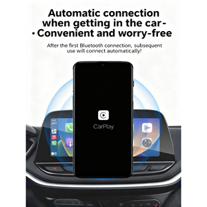 Adattatore Wireless Carplay Rotondo/Retangolare USB-A con Supporto Apple Carplay e Android Auto, Include Adattatori USB-A e USB-C - Product Image 4
