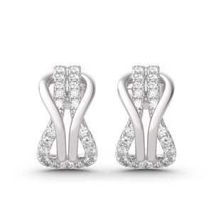 Jeulia <b>Infinity</b> Love Sterling Silver Jewelry Set with Pearl and Zircon - Product Image 4
