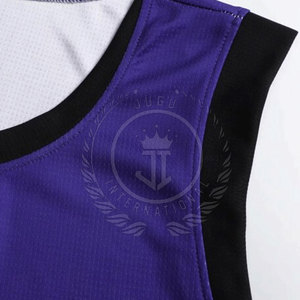 Camiseta de Baloncesto Profesional para Hombre, sin Mangas, Transpirable, Duradera, 100% Poliéster, Antiarrugas, para Todas las Temporadas - Product Image 4
