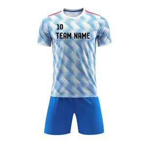 Uniforme de equipo de impresión por sublimación de 2 piezas de ropa de fútbol de diseño personalizado OEM al por mayor para adultos uniformes personalizados - Product Image 2