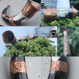 Taza de Cuerno Vikingo Tradicional Hecha a Mano, Duradera, de Cuerno Natural, Imitación Antigua, para Cerveza y Hidromiel, para Decoración del Hogar - Product Image 6