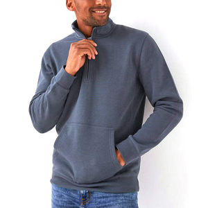 เสื้อสเวตเชิ้ตลำลองแบบมีซิป ¼  คอ  แบบสั่งทำขายส่ง คุณภาพสูง ทันสมัย และอินเทรนด์ - Product Image 2