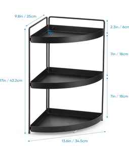 Metal Kitchen <b>Storage</b> <b>Rack</b> With Black Powder Coating Finishing Rectangular Shape Modern Design Premium Quality for <b>Storage</b> - Product Image 4
