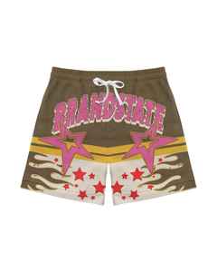 กางเกงขาสั้นตาข่ายบาสเก็ตบอลพิมพ์ซับลิเมชันเต็มที่สำหรับเล่นยิมเล่นกีฬาบาสเก็ตบอล - Product Image 2