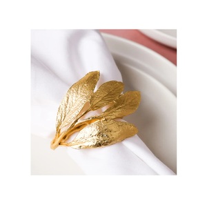 High Quality <b>Hand</b> Finished Brass Metal Napkin <b>Ring</b> <b>Holder</b> Wholesale Table Decoration Wedding Napkin <b>Ring</b> Manufacturer - Product Image 3