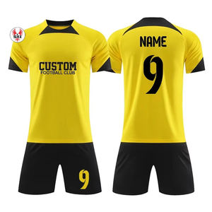 Kits d'uniformes de football personnalisables de qualité supérieure Style européen confortable pour les clubs de football et les joueurs - Product Image 6