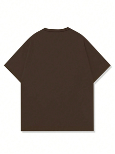 T-shirt en coton doux 100% lavé à l'acide vintage pour homme Tendance imprimée numérique au Pakistan - Product Image 2