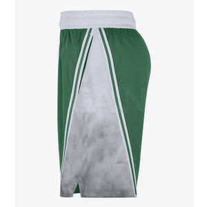 French Terry Logo Woven Gym Fitness Biker Shorts Cintura media Color sólido Transpirable Cintura elástica Casual Mesh Inserts Board Shorts - Product Image 6