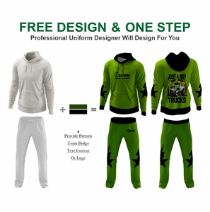 Sudadera con Capucha y Pantalones Deportivos de Invierno de Alta Calidad, Impresión por Sublimación, Talla Personalizada, Venta al por Mayor Directa de Fábrica - Product Image 2