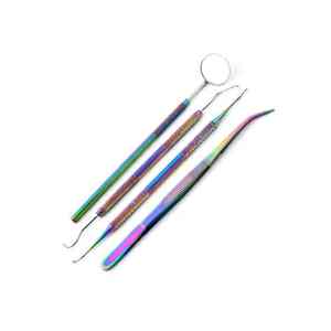 ชุดตรวจฟันชุดตรวจ3ชิ้นชุดเครื่องมือทันตกรรม - Product Image 6