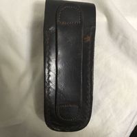 Étui en cuir véritable vintage fait main, cousu à la main, finition de haute qualité, étui en cuir portable pour couteaux