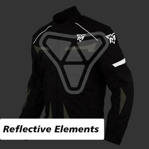 Vêtements de sport légers pour hommes approuvés CE Textile respirant veste courte coupe-vent moto équitation Protection imperméable Plus - Product Image 4