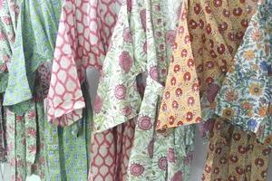 Assorted Block Printed Cotton <b>Kimono</b> New Arrival <b>Women</b> Vintage <b>Kimono</b> Robe Handmade Cotton Bath Robe - Product Image 2