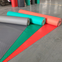 Umwelt freundliche Garagen boden rollen PVC Vinyl Diamant Münz muster PVC Gummi platte