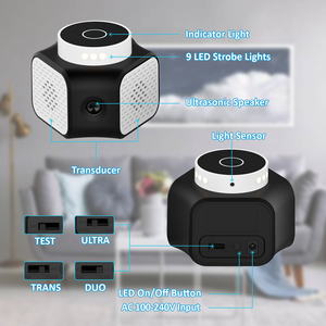 Trong nhà 360 độ siêu âm Chuột <span class=keywords><strong>Repeller</strong></span> 4 trong 1 Pest Repellent rat răn đe kiểm soát sóng âm thanh cho chuột động vật gặm nhấm sóc - Product Image 4