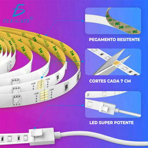 ไฟ LED RGB แบบเส้น 5050 IP67 ควบคุมผ่านรีโมท WiFi เปลี่ยนสีได้ ชิป Epistar สำหรับตกแต่งภูมิทัศน์ ความยาว 2 เมตร 5V 12V SMD Sk6812 - Product Image 2