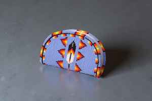 Porte-monnaie et sac de maquillage en perles de verre classiques avec couleur personnalisée pour cadeau de mariage ou de fête pour elle - Product Image 2