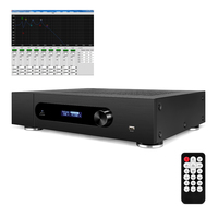 Amplificateur de puissance professionnel mono canal 100W montable en rack avec entrée haute puissance, écran LCD, amplificateur de puissance pour caisson de basses de cinéma maison