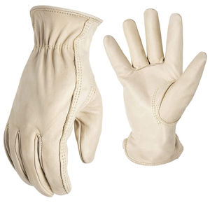 Guante DE SEGURIDAD duradero para soldadura eléctrica, protección de manos, resistente al desgaste, trabajo de jardinería, guantes antideslizantes de cuero de cabra al por mayor - Product Image 6