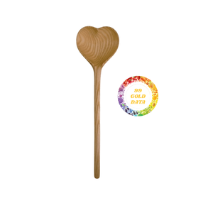 Cucharas de cocina de madera Premium duraderas y resistentes al calor para utensilios de cocina antiadherentes - Product Image 6