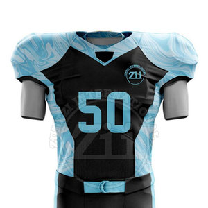 Hot Selling Breathable Plus Size Short Sleeve High Quality Unisex American Football Uniform Sports Wear - Product Image 3