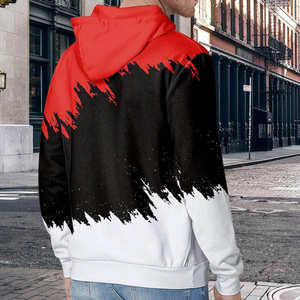 Hoodie homme sur mesure de haute qualité, dernier design, 100% polyester léger, coupe ample, streetwear, sweats à capuche et sweat-shirts pour homme - Product Image 5