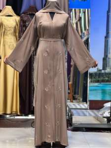 2025 New Traditional Islamic Clothing for Women Dubai Abaya Inspired by Saudi Arabia Breathable Gulf <b>Cloths</b> - Product Image 2