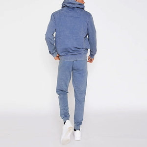 Vêtements décontractés à manches longues personnalisés pour hommes, sweat à capuche délavé à l'acide, conception personnalisée, sweats à capuche délavés à l'acide en coton et polyester - Product Image 5