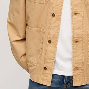 Veste bomber de travail pour homme en polyester/coton de haute qualité, design personnalisé OEM, poids lourd, fermeture éclair, style streetwear, protection contre la pluie sur le devant - Product Image 3