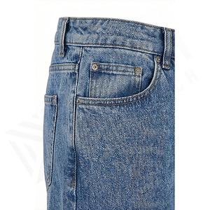 Manufacturer Custom Logo <b>Mens</b> Bulk Streetwear Loose Fit Baggy <b>Shorts</b> Blank Oversized Cargo Denim Jeans Trousers Customized Color - Product Image 5