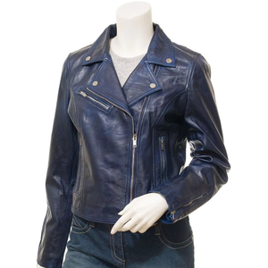 Veste en cuir respirante de haute qualité pour femmes, nouveau modèle, veste décontractée à fermeture éclair pour l'automne, style tendance - Product Image 1