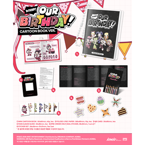 OURBIRTHDAY - Our Birthday 1st Single Album CARTOON <b>BOOK</b> Ver. (FANS Album) - Product Image 2