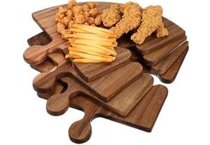 Artículo Popular: Juego de 4 Tablas de Madera Encajables Ecológicas para Servir, Tablas de Charcutería, Tablas para Aperitivos, Tablas de Cortar para Fiestas - Product Image 4