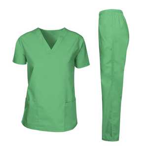 Costumes de gommage chirurgicaux professionnels Logo personnalisé Option Polyester coton mélange tissu parfait pour l'hôpital et l'usage dentaire - Product Image 6
