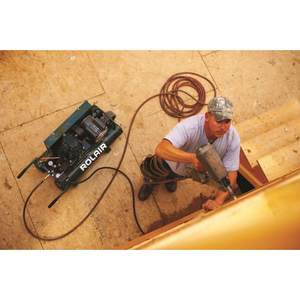 Compresseur à double réservoir de 2 CV, 8,8 CFM, 90 PSI, 9 gallons avec double commande, accessoires et pièces pour outils pneumatiques - Product Image 1