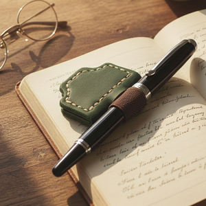 Accessoires de livre portables élégants, boucle magnétique en cuir PU pour stylo - Product Image 4