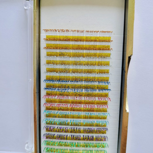 2023 belle personnalisé privé 16 lignes paillettes Extensions de cils professionnel noir 0.15mm fabriqué Vietnam Extension de cils - Product Image 3